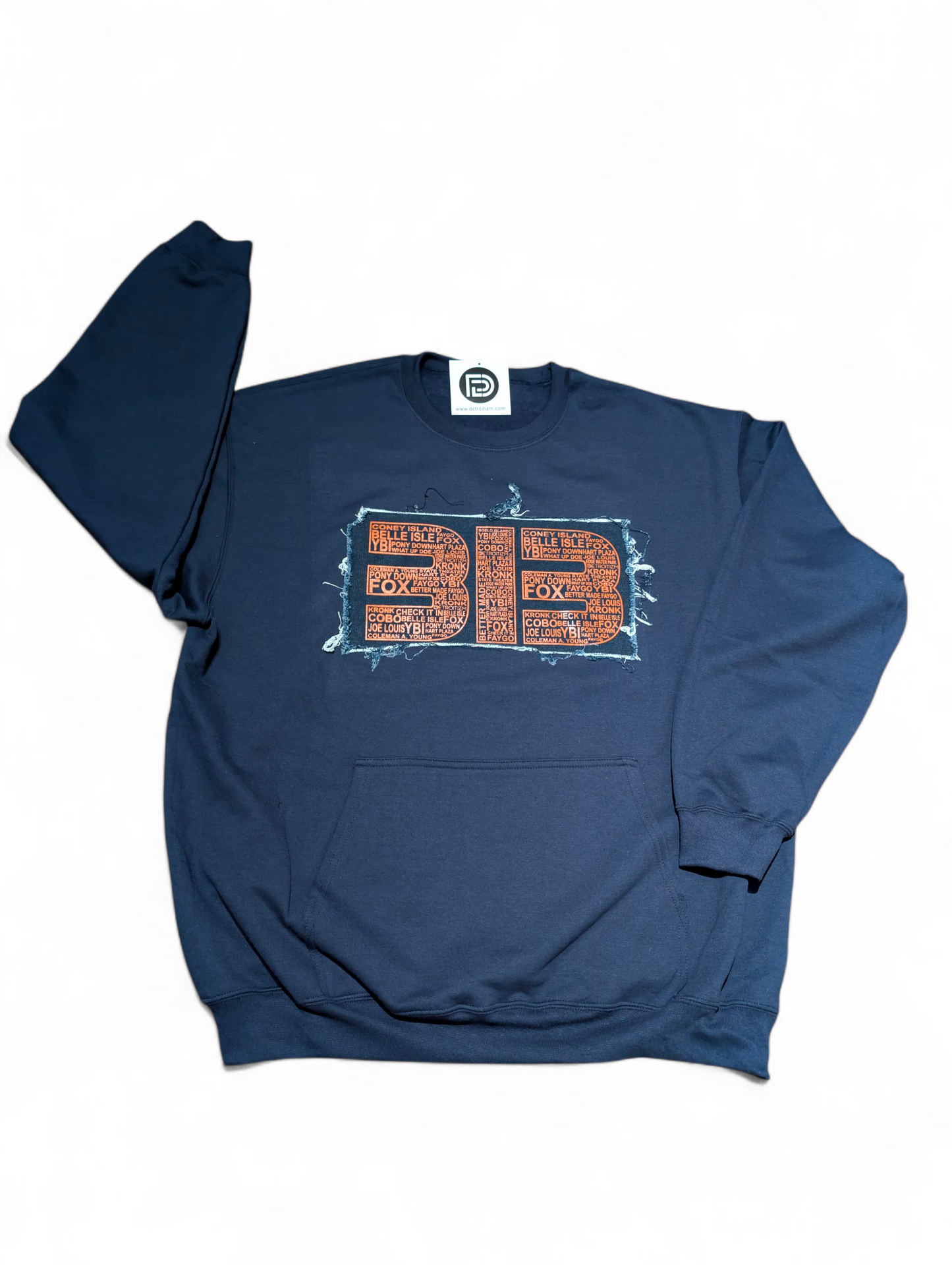 Detroitizm 313 Denim Pocket Crew