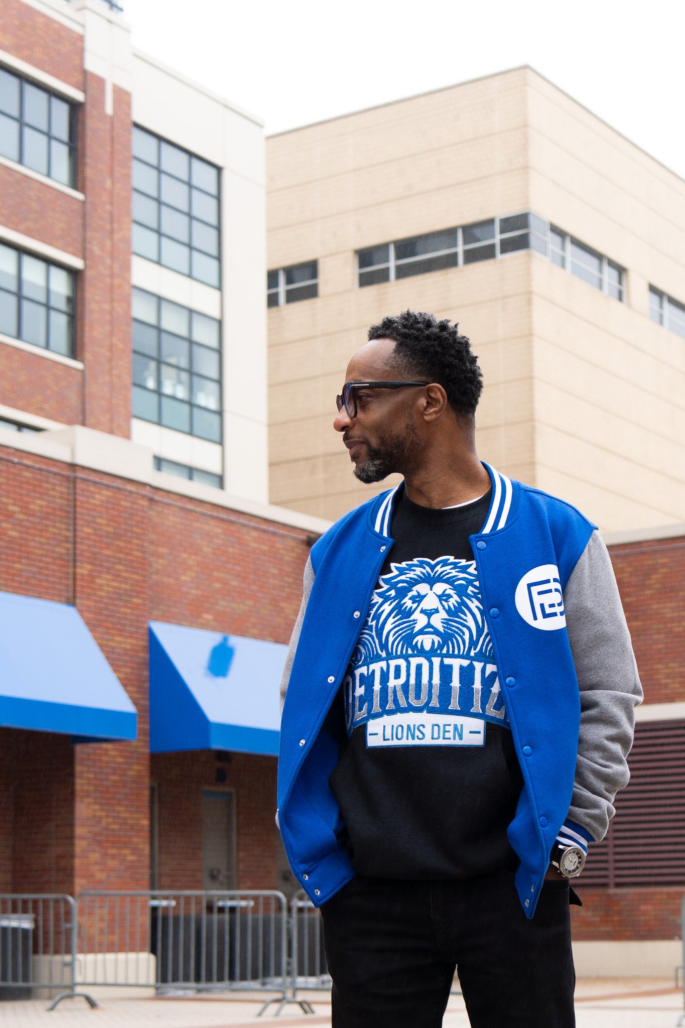 Lions Theme Varsity Jacket